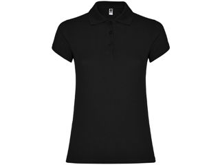 Женская футболка Roly Polo Star Woman 200 Black XL