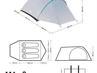 Походная палатка Nils Camp NC6013 Rocker foto 3