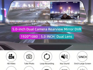 Oglinda retrovizoare cu videoregistrator Full HD foto 3