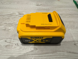 Polizor unghiular cu acumulator DEWALT DCG405NT 125mm 18V+ acumulator 5 AH  DeWALT DCB184 foto 10