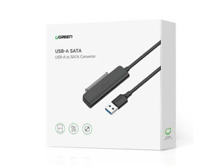 Adaptor Sata la USB 3.0 pentru Hdd Ssd 2.5 inch, Ugreen 70609, 5 Gbps, SATA 7+15 pini, Negru foto 12