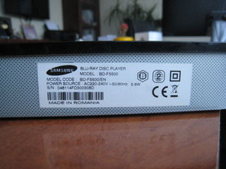 Blu-ray DVD Samsung BD F-5500/en, Philips, LG, Sony foto 9