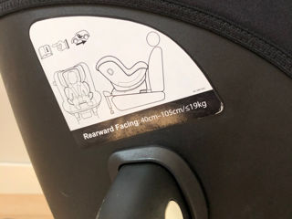 Scaun auto Graco Ascent i-Size Black + Baza Isofix 0-19 kg foto 2