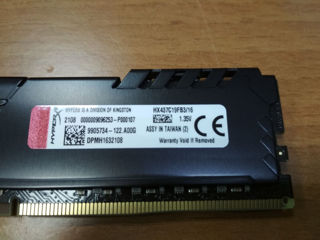 16GB DDR4-3733MHz Kingston HyperX FURY foto 2