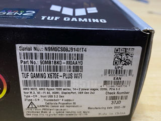 Asus TUF GAMING X670E-PLUS WIFI ATX / AMD X670E,AM5,WiFi 6E,Garantie фото 2