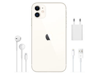 Apple iPhone 11, 128GB, White, 6.1", 828x1792 Retina IPS, Apple A13 Bionic 2,49GHz, 6 Cores ... foto 3