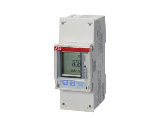 Contoare avansate de energie electrică LCD monofazate ABB, tip electromecanic, modulare foto 1