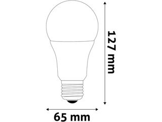Lampa LED E27 GLOBO 15W 230V 6400K 1360lm   Un set de patru lămpi LED cu economie de energie cu o pu foto 5