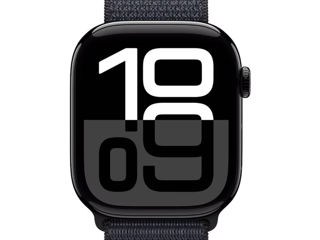 Apple Watch 10 46mm Jet Black Ink Sport Loop Sigilat!