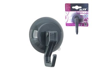 Крючок На Присоске Msv 5.5Cm, Серый, Пластик