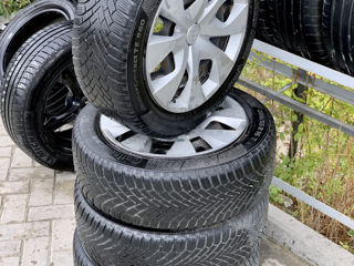 4 roți cu jante 205/55 R16 Continental