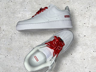 Nike air force 1 & supreme (white) foto 3