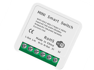 Умная розетка Mini Wi-Fi Smart Switch DIY 16 A Скидка 20% Распродажа