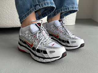 Nike P 6000 White Silver Red Unisex 36-45 foto 2