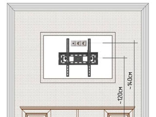 Монтаж  телевизор на стене foto 6