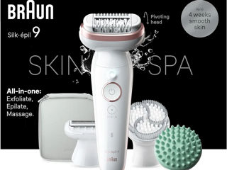 Braun Silk-pil 9 SkinSpa, эпилятор с поворотной головкой для легкого удаления волос foto 2