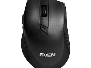 Wireless Mouse Sven Rx-425W, Optical, 800-1600 Dpi, 6 Buttons, Ergonomic, 1Xaa, Black foto 6