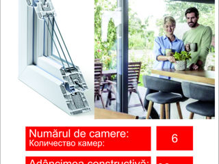 Энергоэффективные окна  rehau ecosol design 70 foto 5