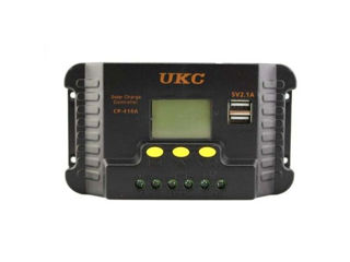 CONTROLLER DE ÎNCĂRCARE SOLAR CP-410A 10A CU USB  Controlerul de încărcare solară USB UKC CP-410A 10