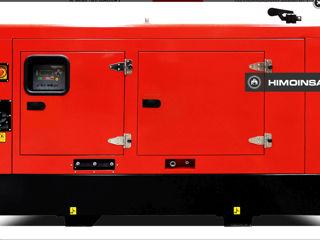Дизель генератор «himoinsa» (испания) мощностью 35 kwa в шумопоглащающем  корпусе в комплекте с авр