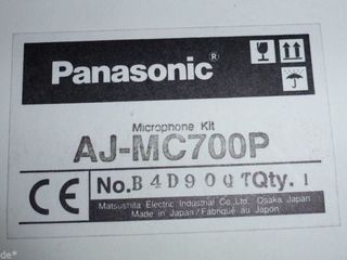 Микрофон Panasonic AJ-MC700P XLR. Новый. foto 2