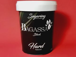 Bagassa Black Hard - натуральная, черная сахарная паста 1400 gr