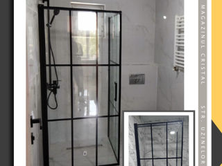 Cabina de duș fără perete de la 2800 lei / walk-in / modele și dimensiuni - душевые кабины foto 3