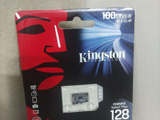Micro SD 128 GB(Nou) ,Kingston оригинал 128 гигабайт.Новая!Оптом дешевле.