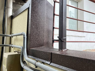 Cos de Fum Inox Ventilarea Hogeac Parapet Gard Palarii Gard foto 5