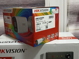 Ip camera Hikvision 6Mpx ColorVU foto 2