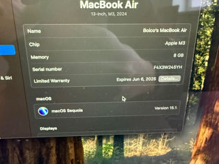 MacBook Air 13 M3 2024 foto 6