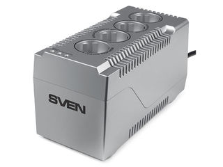 Стабилизатор напряжения - «SVEN VR-F1000 with AVR 320W Silver» foto 1