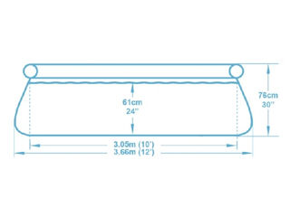 Piscina gonflabila BestWay cu pompa de filtrare 366x76 cm, 5377 l foto 4