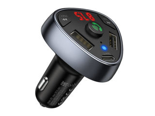 FM модулятор. Auto FM Transmitter Bluetooth MP3, AUX Bluetooth adapter. / Incărcător de mașină foto 17