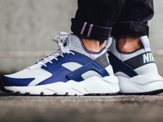 Nike air huarache Blue White foto 1