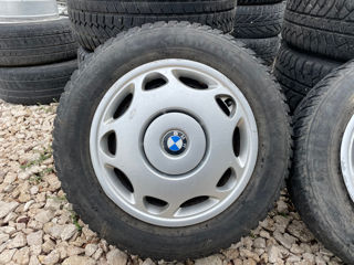 Jante BMW R15 cu cauciucuri de iarna 195/65/R15 foto 2