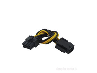 ID-164 - 1 x 6 pin to 1 x 8 pin Удлинитель - переходник 1 х 6 пин в 1 х 8 пин foto 3