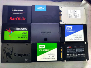 SSD-HDD+Livrare (120Gb-200lei/240Gb-350lei/480Gb-650lei/1Tb-1200lei)