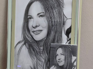 Portrete în creion simplu (grafit), orice format, cu ramă. Păstrează amintirile dragi! foto 11