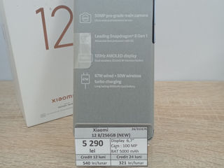 Xiaomi 12 8/256GB (NEW) , 5290 lei