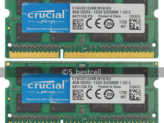 Apple,macbook,pro,air, ram/оперативка  ddr3,ddr3l, 4,8gb 1066/1333/1600 foto 3