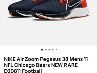 NIKE Air Zoom Pegasus 38 Mens 11 NFL Chicago Bears foto 10