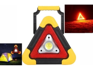 Фонарь-прожектор - аварийный знак, с функцией Powerbank и зарядкой от USB и от солнца фото 6