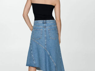 Mango Fusta Denim Asimetrica  foto 2