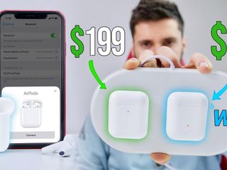 Airpods 2 with wireless charging case copy 1:1 не отличается от оригинала. foto 4
