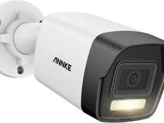 Cameră CCTV PoE ANNKE AC500 3K cu reflectoare, Cameră IP de securitate cu fir pentru exterior