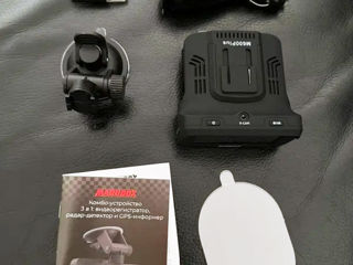 DVR cu detector radar GPS Marubox M600 Plus + camera spate foto 10