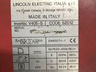 Svarca Lincoln Invertec V 405 S foto 4