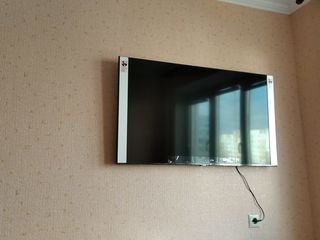 Установка телевизоров на стену. Instalare televizor pe perete. Instalare suport tv. Suport tv. фото 2
