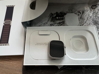 Apple Watch Ultra 2 Titanium 49mm Indigo Alpine Loop M foto 4